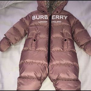 Burberry infant snowsuit